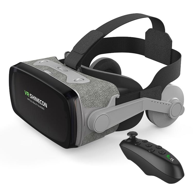 VR SHINECON G07E Earphone Edition VR Glasses for 4.7-6.1 inch Phone, G07E Host, G07E+052, G07E+053, G07E+B01, G07E+B03, G07E+C8S with Holder, G07E+S01, G07E+Y1 Black