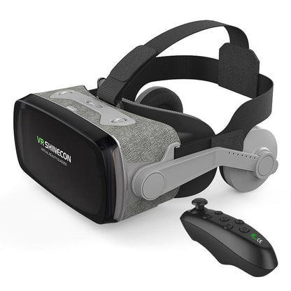 VR SHINECON G07E Earphone Edition VR Glasses for 4.7-6.1 inch Phone, G07E Host, G07E+052, G07E+053, G07E+B01, G07E+B03, G07E+C8S with Holder, G07E+S01, G07E+Y1 Black