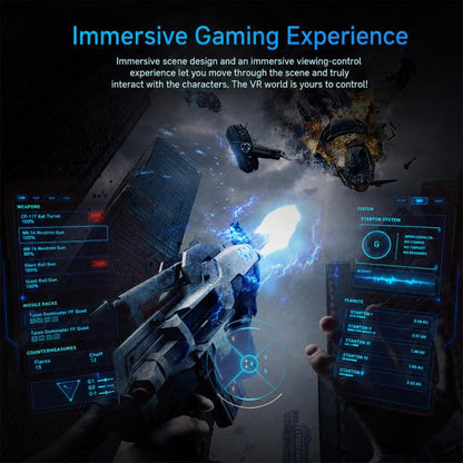 VR SHINECON G07E Earphone Edition VR Glasses for 4.7-6.1 inch Phone, G07E Host, G07E+052, G07E+053, G07E+B01, G07E+B03, G07E+C8S with Holder, G07E+S01, G07E+Y1 Black