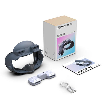 FIIT VR Air Recirculation Mask For Meta Quest 3, X3 Max, X3