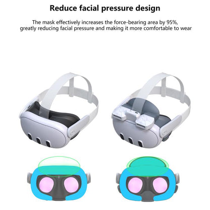 FIIT VR Air Recirculation Mask For Meta Quest 3, X3 Max, X3