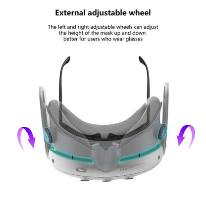 FIIT VR Air Recirculation Mask For Meta Quest 3, X3 Max, X3