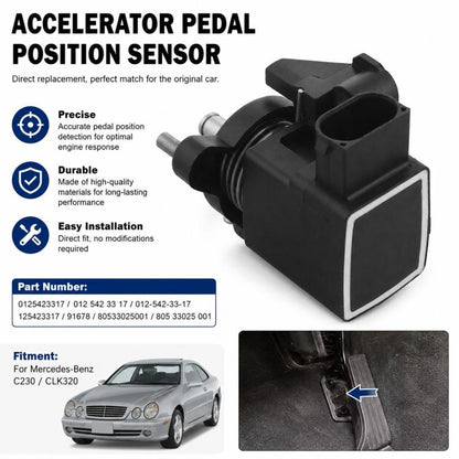 Car Accelerator Pedal Position Sensor For Mercedes-Benz C230 / CLK320 0125423317
