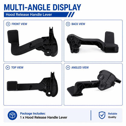 For Audi A4 B6/B7 2001–2008 Car Hood Release Handle 8E1823533B, 8E1823533B01C, Left-Hand Drive