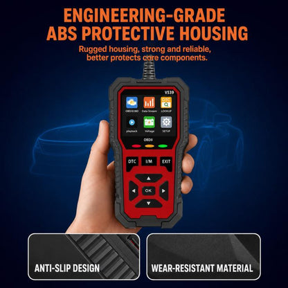 V539 Car Code Reader OBD2 Fault Detector Multifunctional Fault Code Clearing Scanner