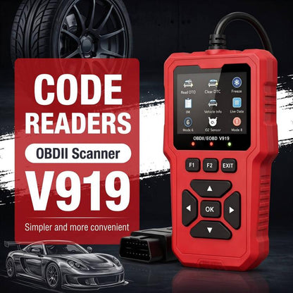 V919 Car Fault Diagnostic Scanner OBD2 Auto Code Reader