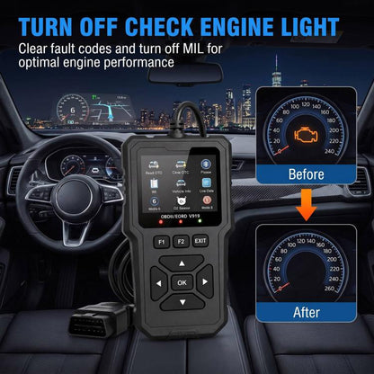 V919 Car Fault Diagnostic Scanner OBD2 Auto Code Reader, V919
