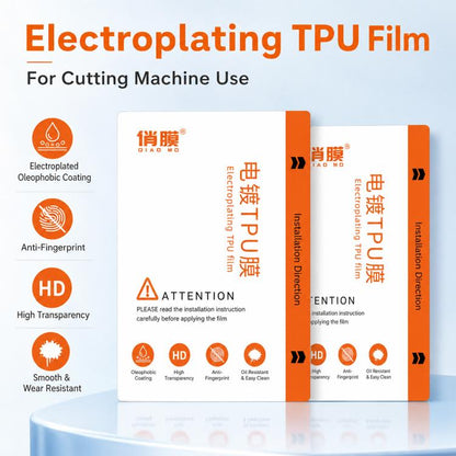 ZWX Electroplated TPU Frosted Hydrogel Film for Film Cutting Machines, 20 PCS/Pack, 50 PCS/Pack, 100 PCS/Pack, 200 PCS/Pack