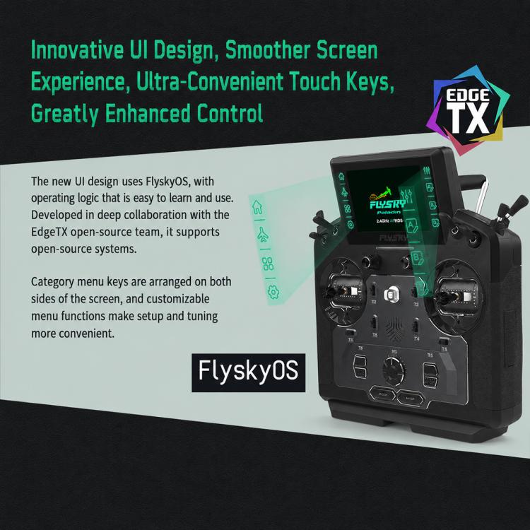 FlySky FS-ST16 2.4GHz 16CH ANT Protocol Radio Transmitter, FS-ST16