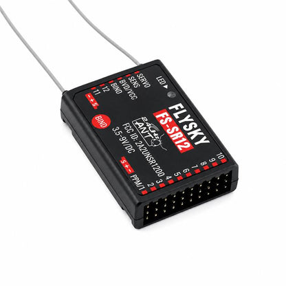 FlySky FS-SR12 12CH 2.4G Receiver Dual Antenna for RC Fixed Wing Car Boat Robot Model Toy ANT Protocol Transmitter FS-ST8, FS-SR12