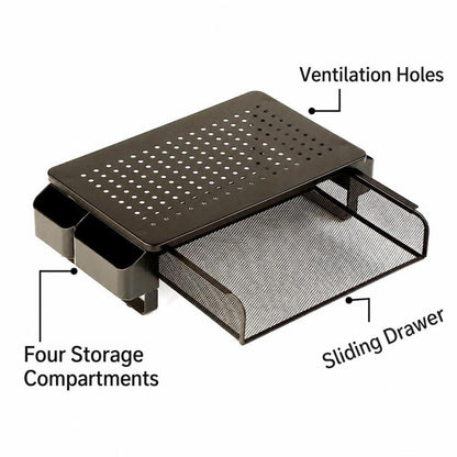 Laptop Riser and Cooling Stand with Ventilation Holes, Low Version, Mid Version, High Version