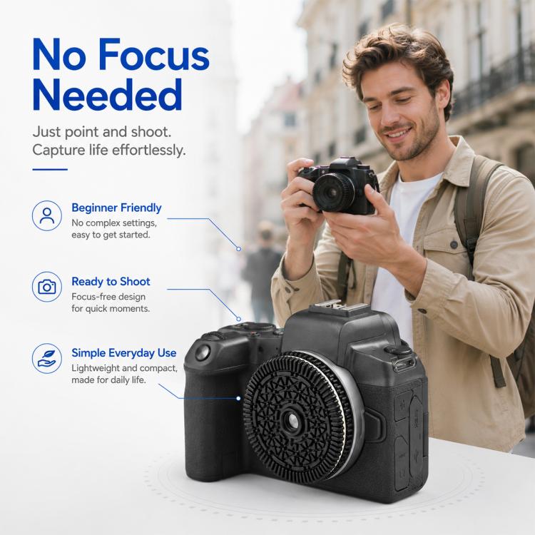 32mm F10 Fixed?Focus Pancake Lens for Canon RF-mount Cameras, For Canon RF-mount