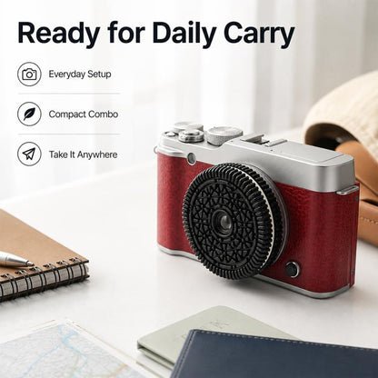 32mm F10 Fixed?Focus Pancake Lens for Fujifilm X-mount Mirrorless Cameras, For Fujifilm X-mount