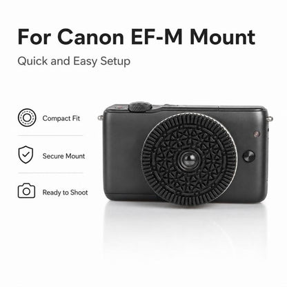 32mm F10 Fixed-Focus Pancake Lens for Canon EF-M Mount Mirrorless Cameras, For Canon EF-M-mount