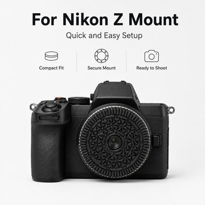 32mm F10 Fixed-Focus Pancake Lens for Nikon Z-mount Mirrorless Cameras, For Nikon Z-mount