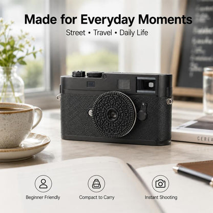 32mm F10 Fixed-Focus Pancake Lens for Leica M-mount Mirrorless Cameras, For Leica M-mount
