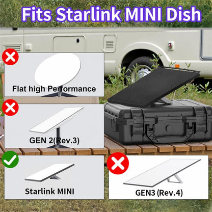 Satellite Disk Silicone Protective Case, For Starlink Mini