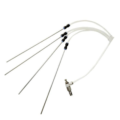 Pneumatic Carbon Deposit Cleaning Tool, 4-Tube Car Engine Carbon Cleaning Kit, Type C