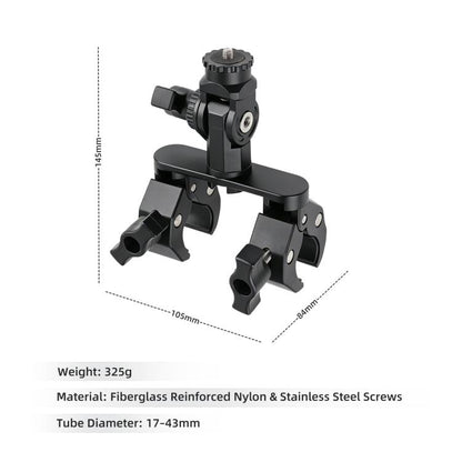 Pole Clamp Mount for Starlink Mini, Dual-clamp + Pipe Adapter, Single-clamp + Pipe Adapter, Arm-clamp + Pipe Adapter, Pipe Adapter