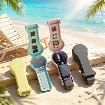 Sunnylife Bulb-Shaped Shock-proof Protective Cover with Filter Box, For DJI Osmo Pocket 4 / 3
