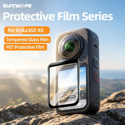 Sunnylife Screen Protector Tempered Glass Film, For Insta360 X6