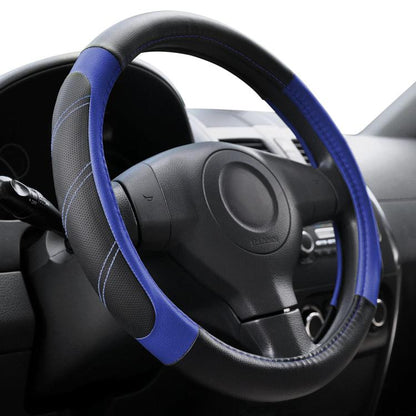 Car Faux Leather Steering Wheel Cover, Diameter: 38cm