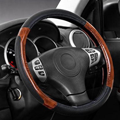Car Faux Leather Steering Wheel Cover, Diameter: 38cm