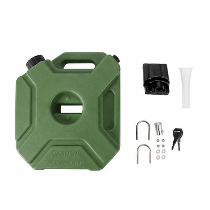 Car Plastic Fuel Tank Reserve Oil Container with Tool, 3L, 5L