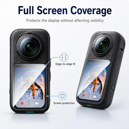 10 PCS/Box Full-coverage Action Camera High-definition Screen Protector, For Insta 360 X6, For Insta 360 X5 / X4