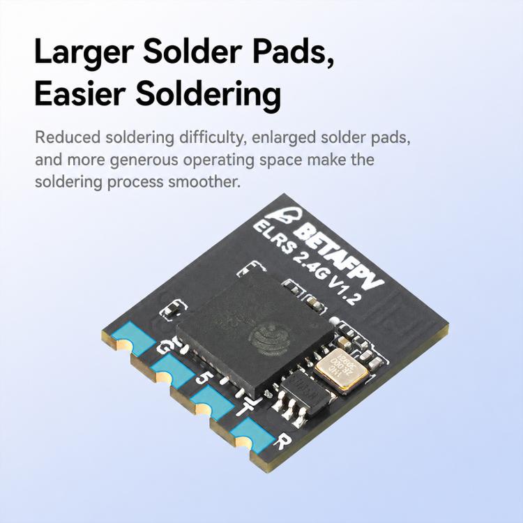 BETAFPV ELRS Lite Receiver Flat Antenna V1.2 2.4GHz Module, ELRS Lite