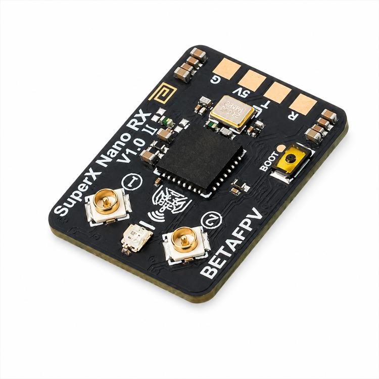 BETAFPV SuperX Nano ELRS Gemini Xross Dual-frequency Receiver ELRS 2.4GHz + 915M Module, SuperX
