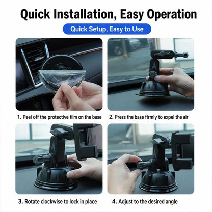 Car Dashboard / Windshield Tablets and Smartphones Suction Holder, Extension Rod, Short Rod