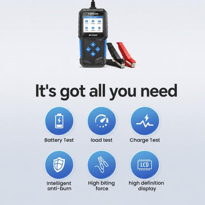 High-Precision Intelligent Battery Tester, For Electric and Gasoline Car, For Gasoline Car