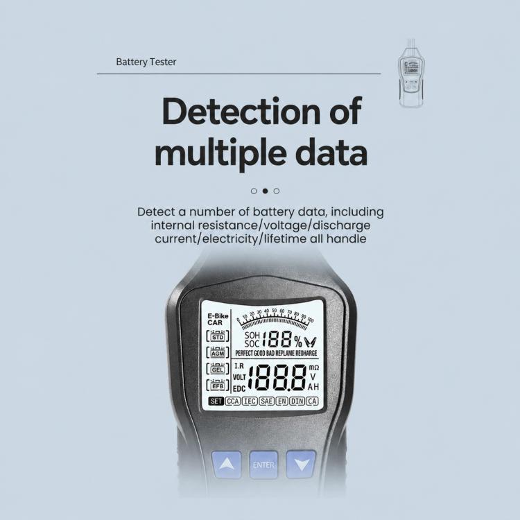 High-Precision Intelligent Battery Tester, For Electric and Gasoline Car, For Gasoline Car