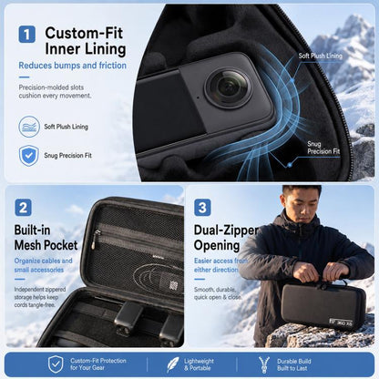 EVA Hard Carrying Storage Bag, For Insta360 X6