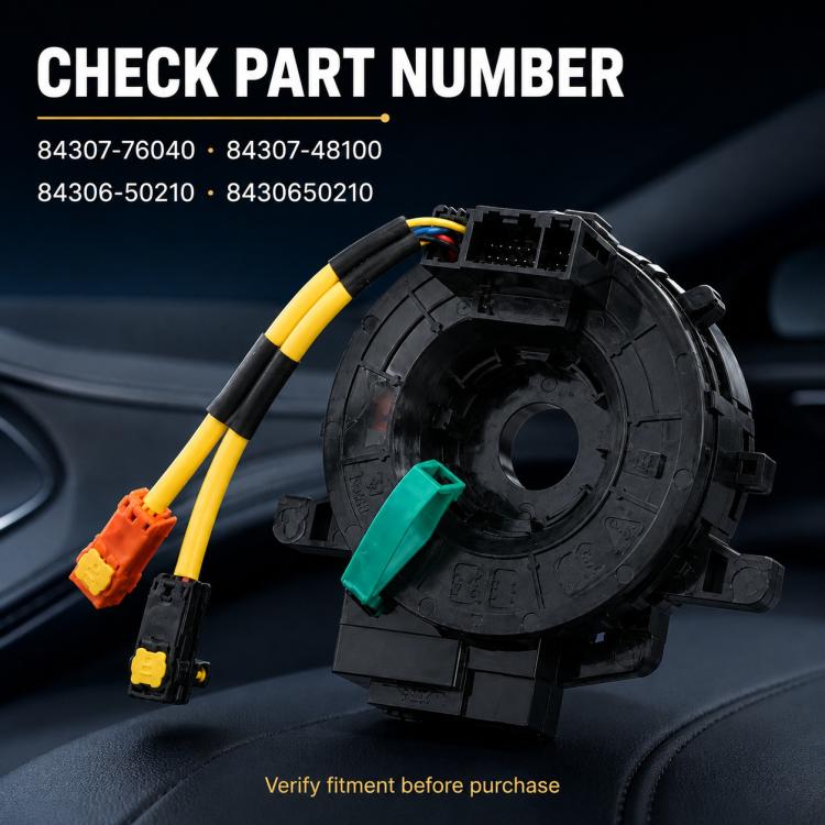 Car Steering Wheel Airbag Clock Spring Spiral Cable 84307-76040, For Lexus LS460 / RX350 2011-2017