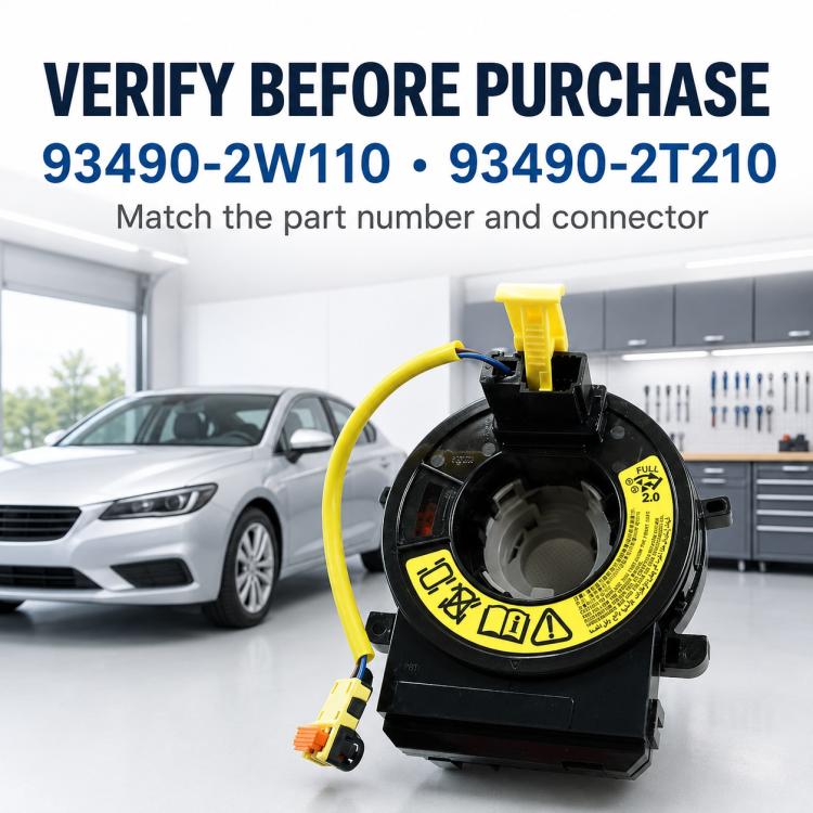 Car Steering Wheel Airbag Clock Spring Spiral Cable 934902W110, For Hyundai i40 2012-2017