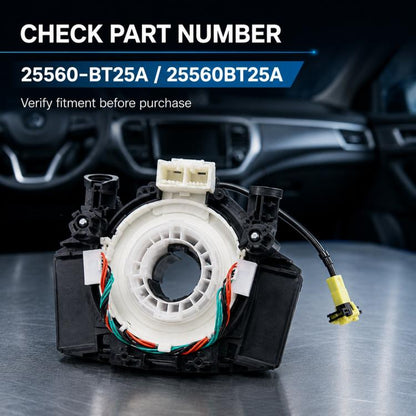 Car Steering Wheel Airbag Clock Spring Spiral Cable 25560-BT25A, For Nissan Navara