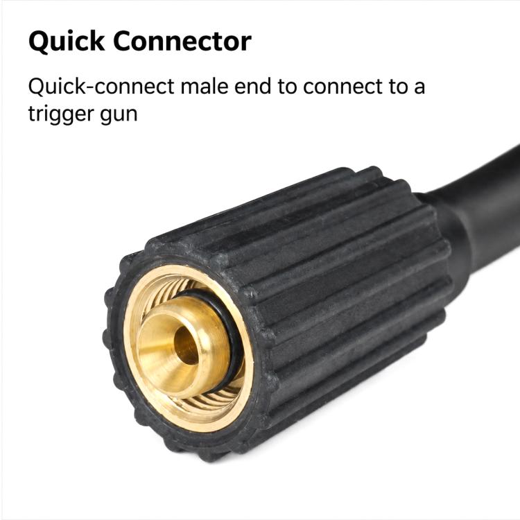 For Nilfisk C100 / C110 / C120 / C130 / C140 High Pressure Washer Rubber Water Outlet Hose, 5M, 6M, 8M, 10M, 15M, 20M