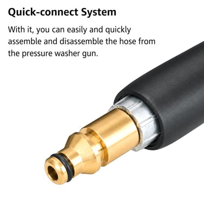 For Nilfisk C100 / C110 / C120 / C130 / C140 High Pressure Washer Rubber Water Outlet Hose, 5M, 6M, 8M, 10M, 15M, 20M