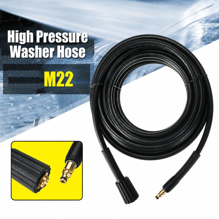 For Nilfisk C100 / C110 / C120 / C130 / C140 High Pressure Washer Rubber Water Outlet Hose, 5M, 6M, 8M, 10M, 15M, 20M