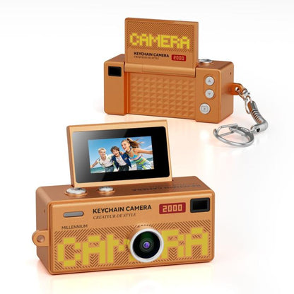 G62 Pro 0.97 inch Flip Screen 1080P HD Pixel Keychain Retro Mini Thumb Camera