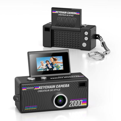 G62 Pro 0.97 inch Flip Screen 1080P HD Pixel Keychain Retro Mini Thumb Camera