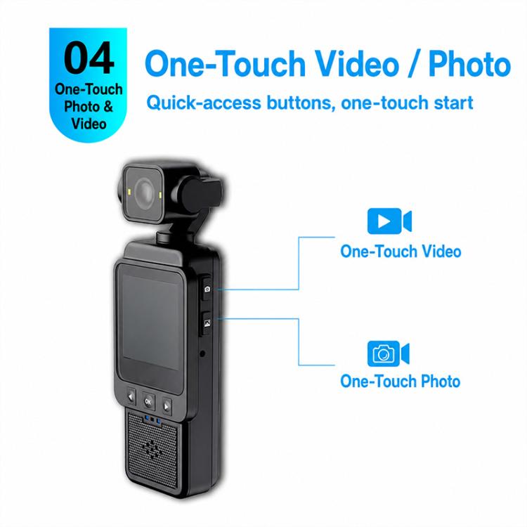 DV01 Portable Handheld Sports Pocket Camera with 180 Rotating Lens, WiFi+32G, WiFi+64G, WiFi+128G, Non-WiFi, Non-WiFi+32G, Non-WiFi+64G, Non-WiFi+128G