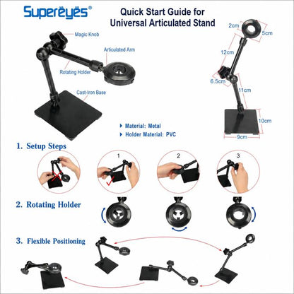 Supereyes P003 500X Digital Microscope with HD Display