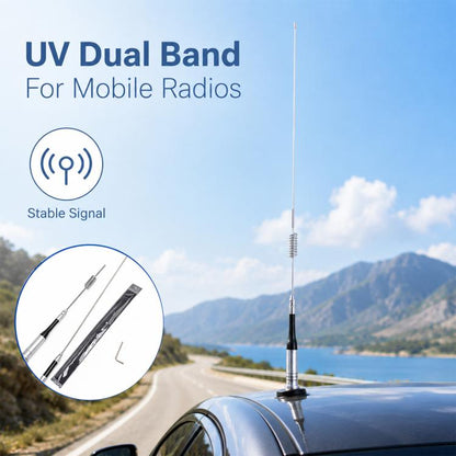 UV Dual-Band Walkie Talkie Mobile Radio High-Gain Antenna