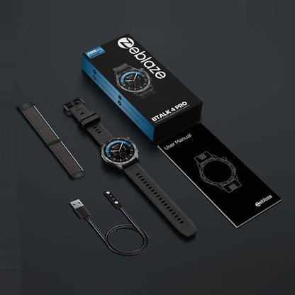 Zeblaze Btalk 4 Pro 1.43-inch AMOLED Screen Fitness & Wellness Smart Watch