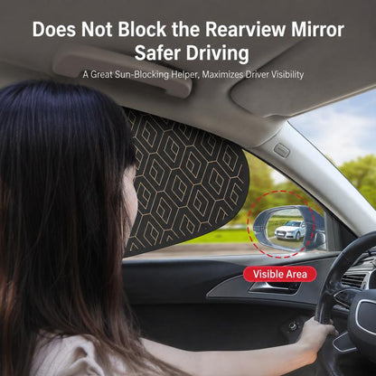 Universal Car Laser Privacy Curtain Window Shade Blackout Hheat-insulating Sunshade, Front Passenger Side 1 PC, Rear Row 1 Pair, Rear Row 1 PC, Front Row 1 Pair, Driver Side 1 PC
