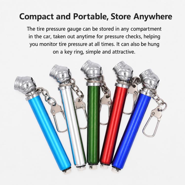 Car Mini Portable Tire Monitoring Gauge Tire Pressure Tool, 10-50 PSI