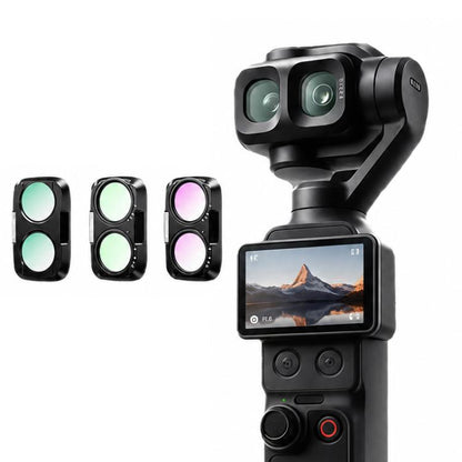 For DJI Osmo Pocket 4P Xasurg Camera Lens Filter, CPL, Black Mist 1/4, NIGHT, 3 in 1 CPL VND Black Mist, 3 in 1 CPL ND32 Black Mist, 4 in 1 CPL ND UV